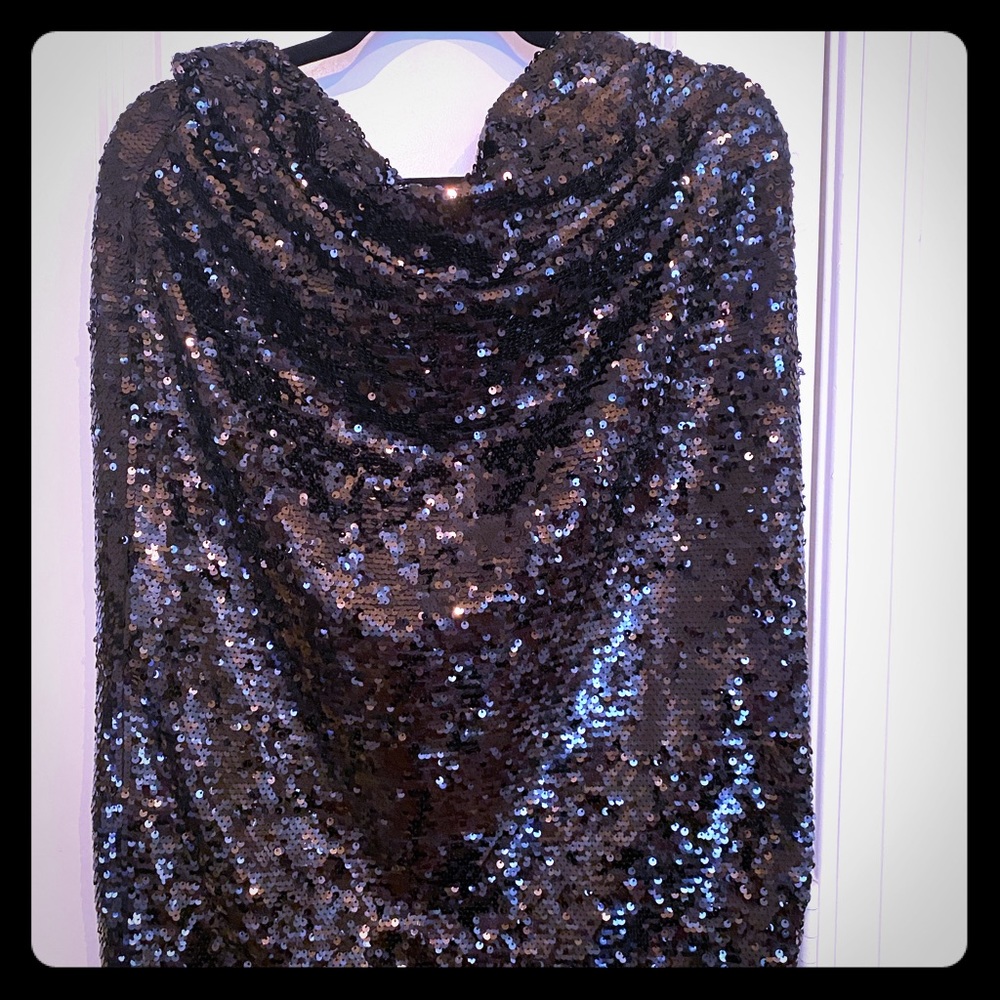 Michael Kors Sequined Jersey Pencil Skirt